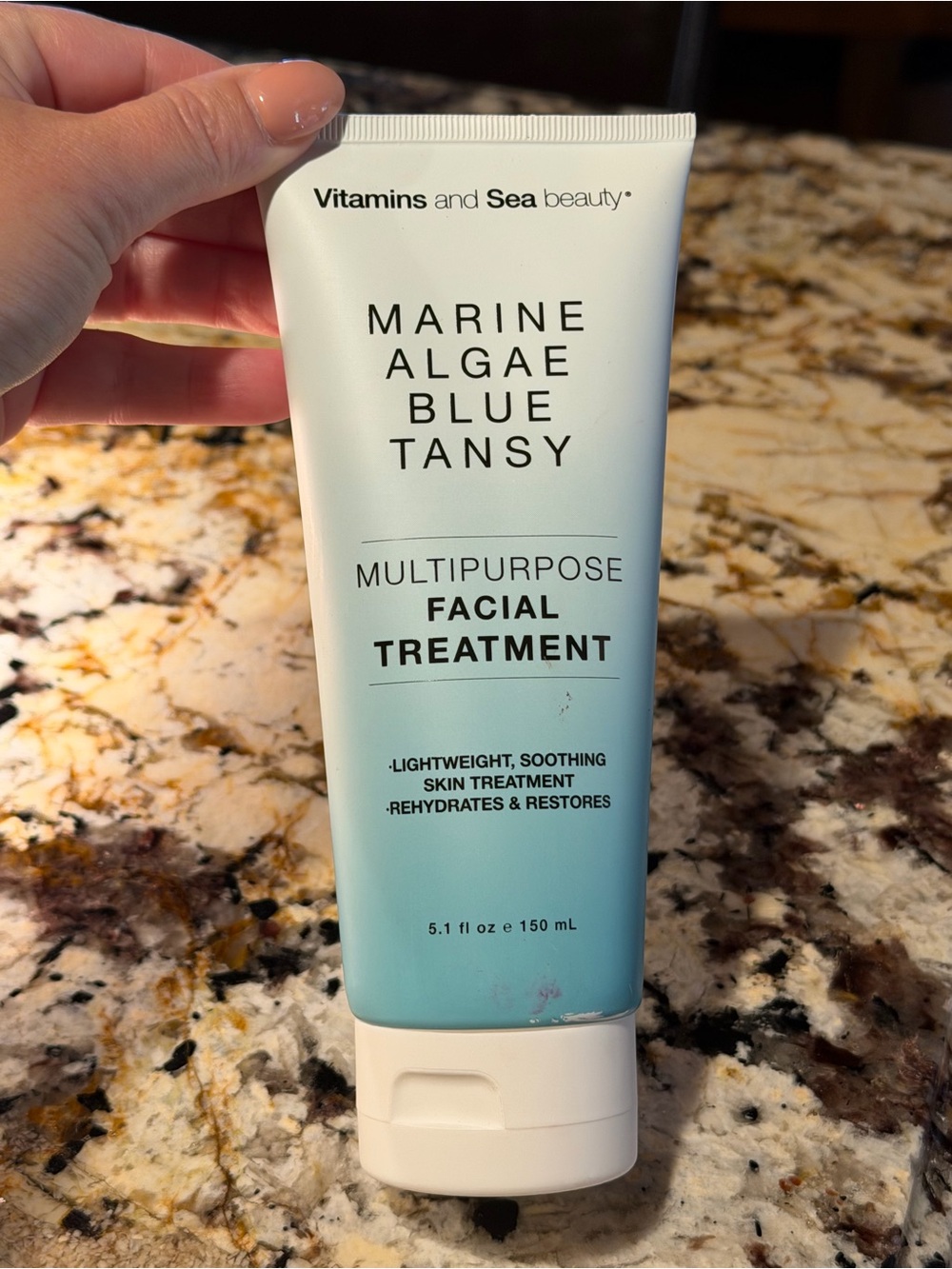 Marine Algae Blue Tansy Facial Treatment - Light Blue